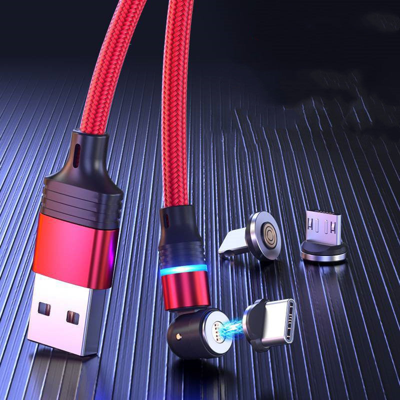 540° Rotating Magnetic USB Type-C Charging Cable for Android Devices