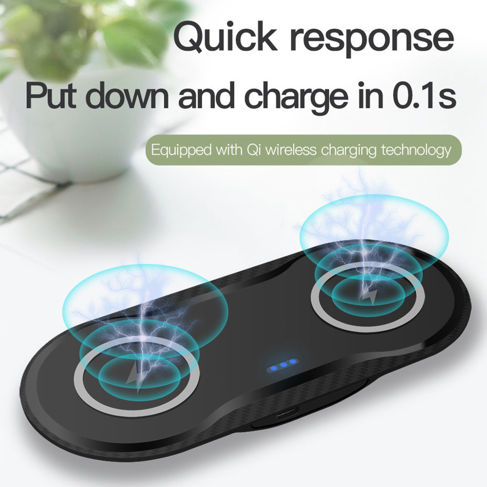 Phone Wireless Dual Charging Pad – Stable, Intelligent, and High-Performance Charger