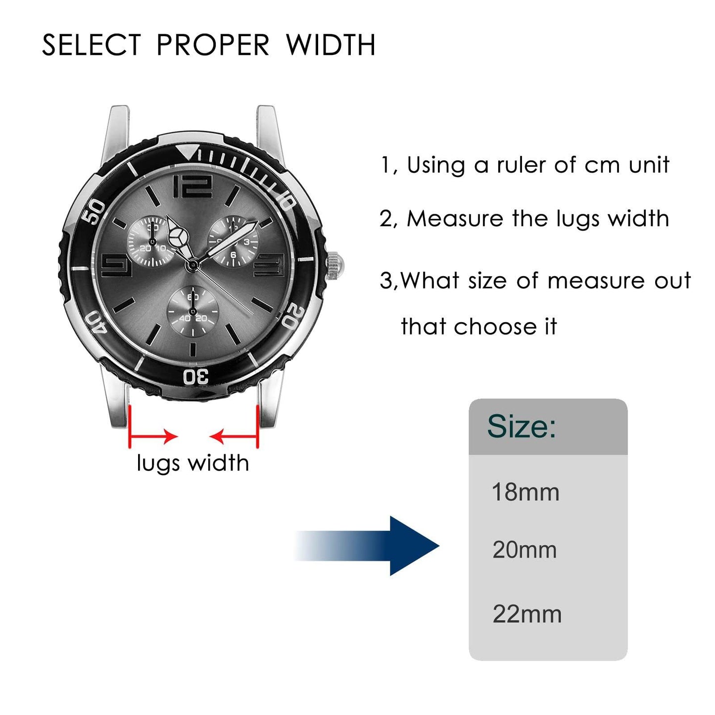 22mm Silicone Smartwatch Bands | Slim, Quick-Release Watch Straps