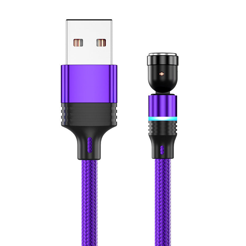 540° Rotating Magnetic USB Type-C Charging Cable for Android Devices