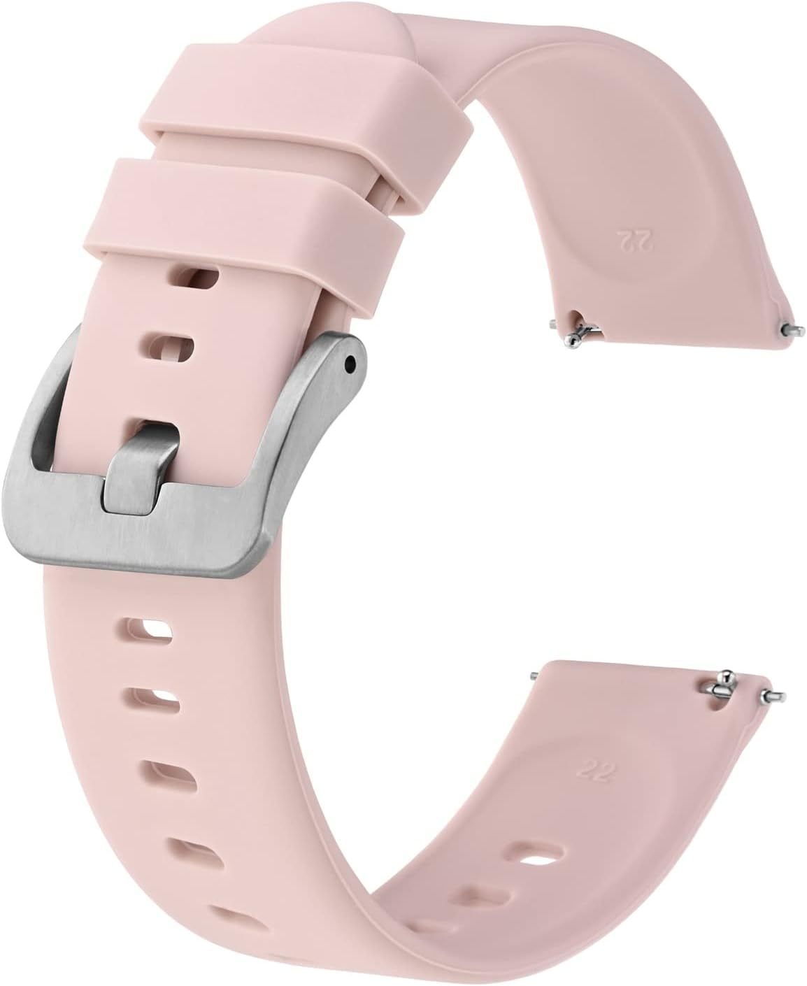 22mm Silicone Smartwatch Bands | Slim, Quick-Release Watch Straps