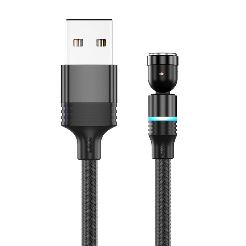 540° Rotating Magnetic USB Type-C Charging Cable for Android Devices
