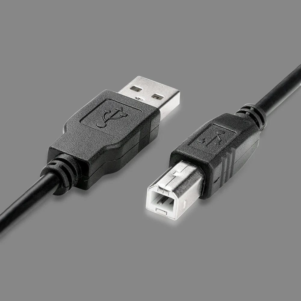 USB 2.0 Print Cable 1m/1.8m/3m/5m for Canon Pixma MX922/MX522/MX452, Epson XP-310/410, Brother HL/MFC, HP Envy 4500