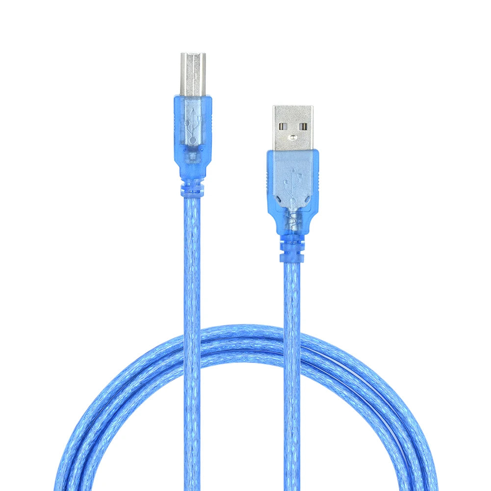 USB 2.0 Print Cable 1m/1.8m/3m/5m for Canon Pixma MX922/MX522/MX452, Epson XP-310/410, Brother HL/MFC, HP Envy 4500