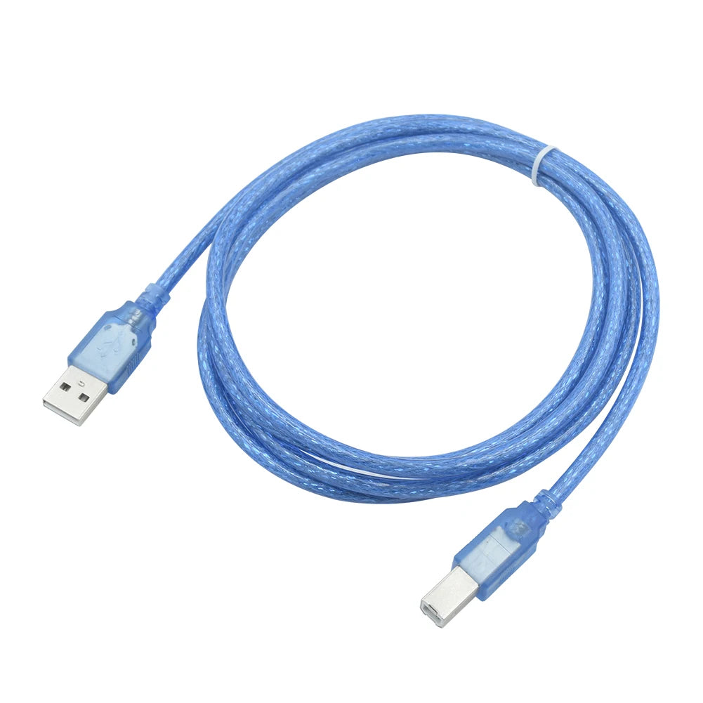 USB 2.0 Print Cable 1m/1.8m/3m/5m for Canon Pixma MX922/MX522/MX452, Epson XP-310/410, Brother HL/MFC, HP Envy 4500