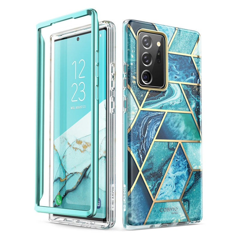 Samsung Galaxy Note 20 Ultra Full-Body Glitter Marble Cover