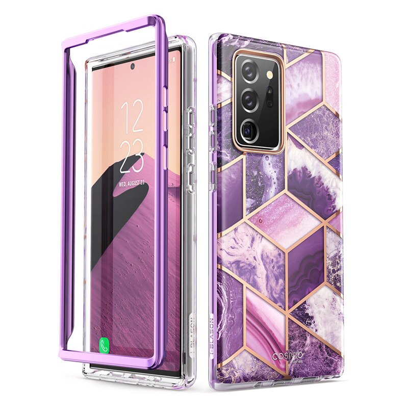 Samsung Galaxy Note 20 Ultra Full-Body Glitter Marble Cover