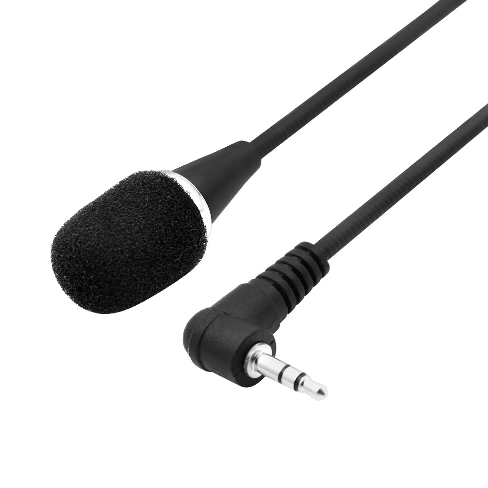 17cm Mini Gooseneck Microphone with 3.5mm Jack – Flexible Condenser Mic for Mobile, PC, Laptop