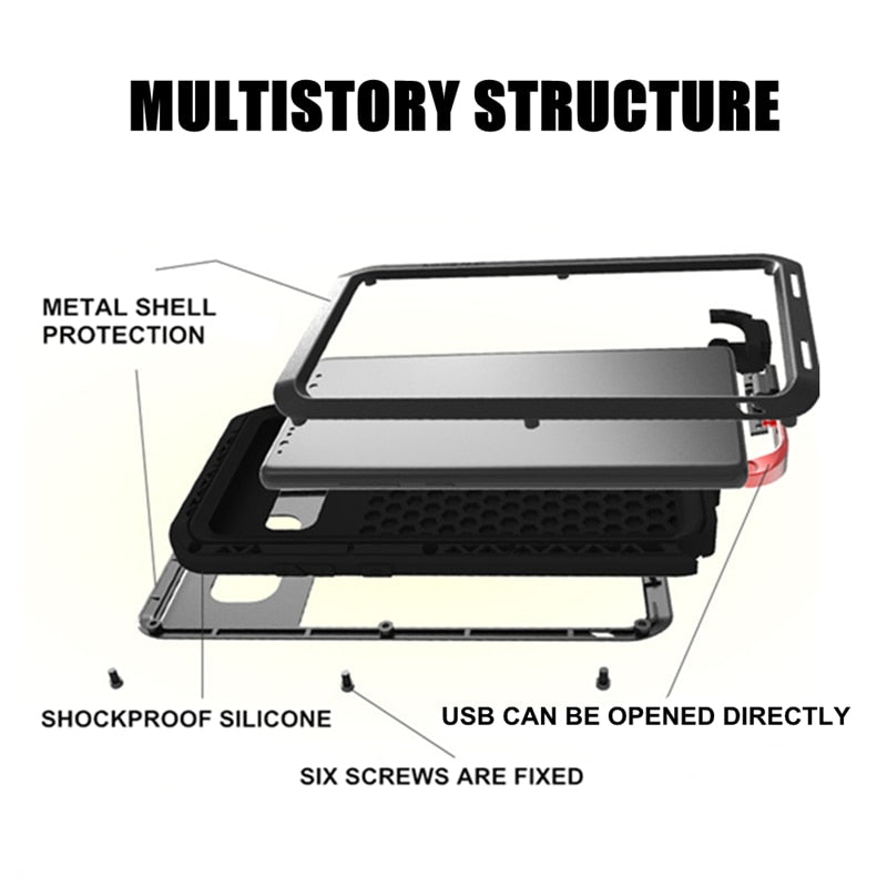 Luxury Metal Military Samsung Galaxy Case Protector