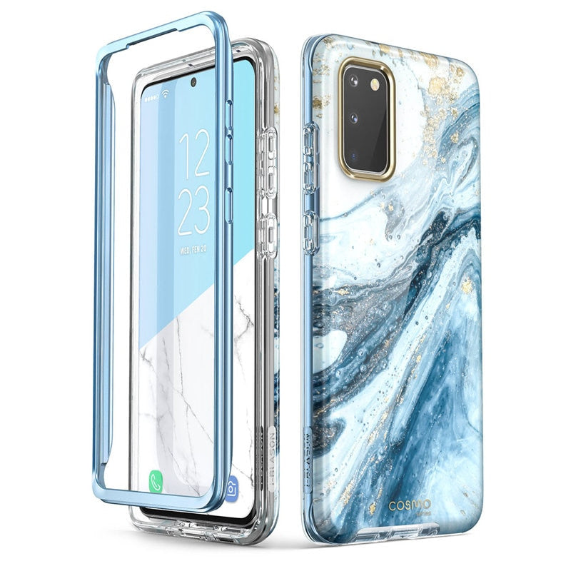 Samsung Galaxy S20 Case / S20 5G Full-Body Glitter Marble Bumper Cover