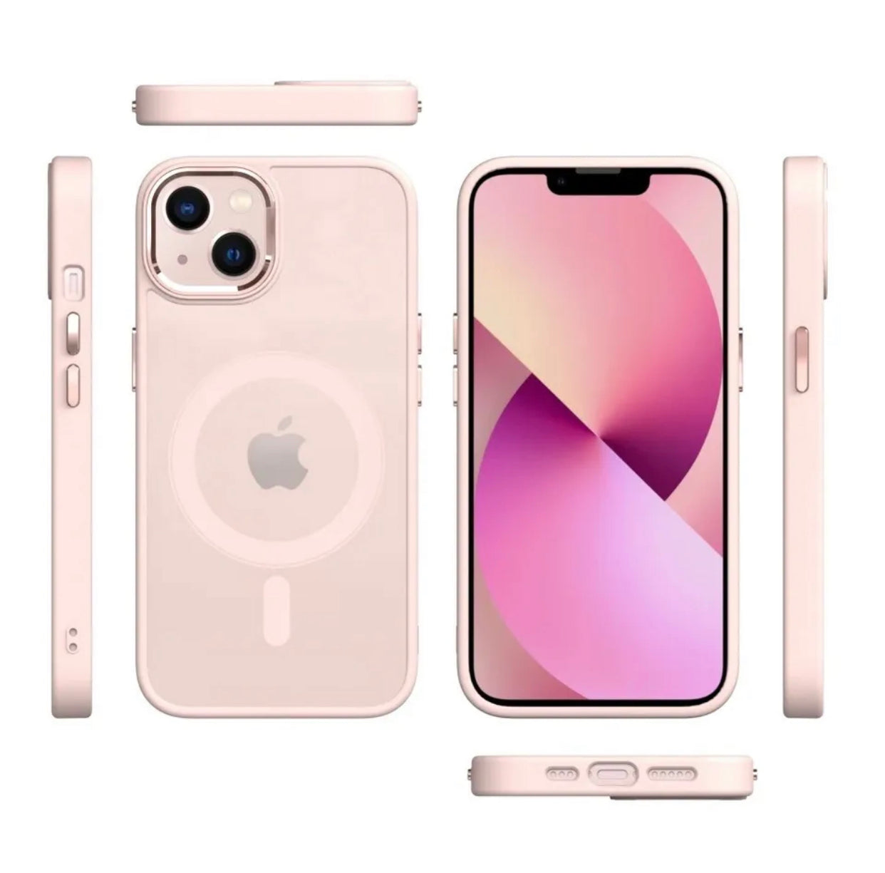 Premium iPhone 13 Pro Max Clear Pink Case Protector