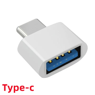 Universal Micro USB / Type-C to USB 2.0 OTG Adapter – 1/2/5 Pack for Phones, Tablets, PCs, OTG Converter Connector