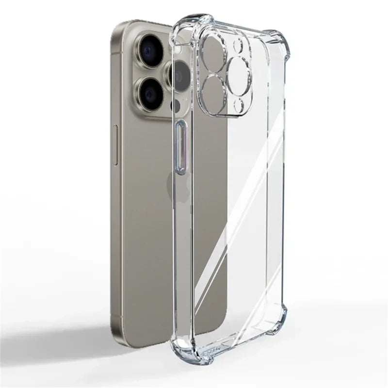 Luxury Clear Shockproof Case For iPhone