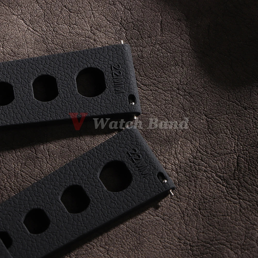 Rubber Mechanical Watch Strap – 20mm/22mm Replacement for Seiko & Oris Dive Watches Wrist Bands