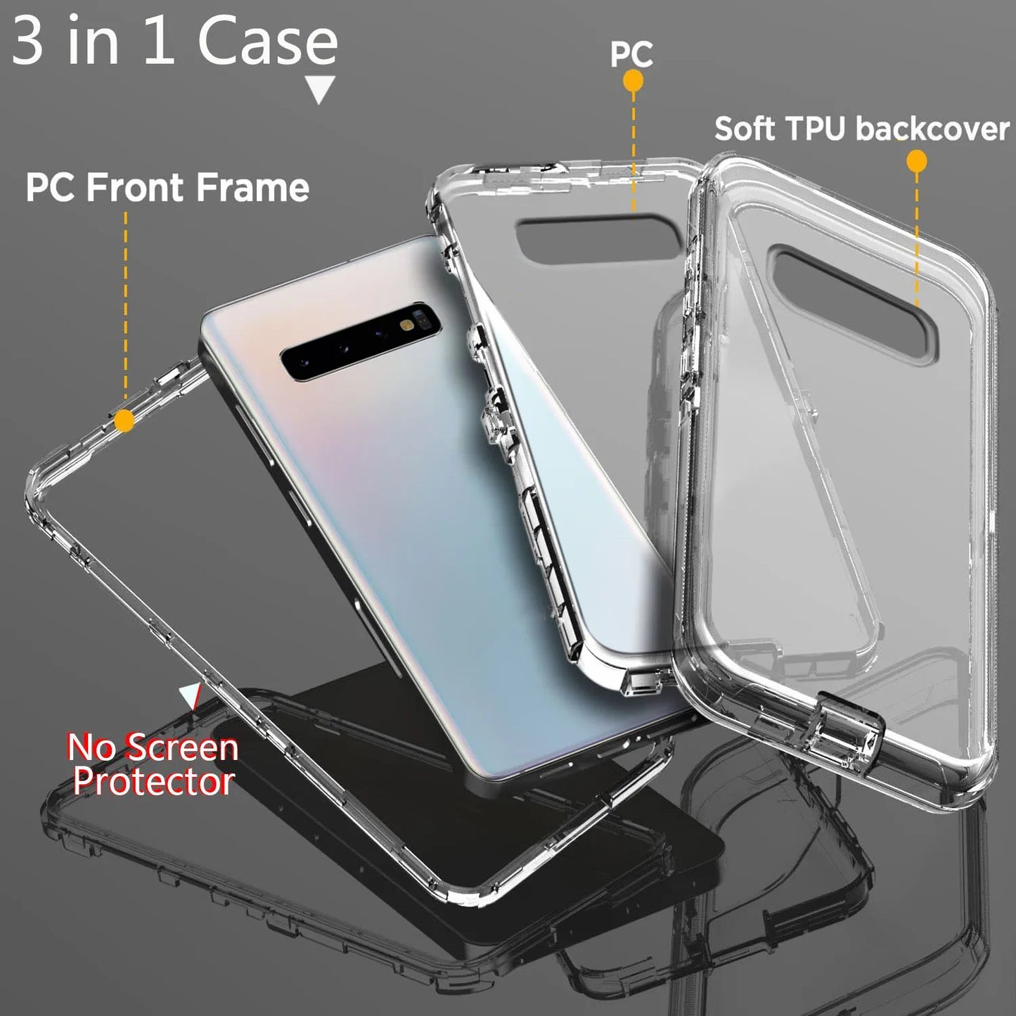 Transparent Samsung Galaxy S10 Series Case