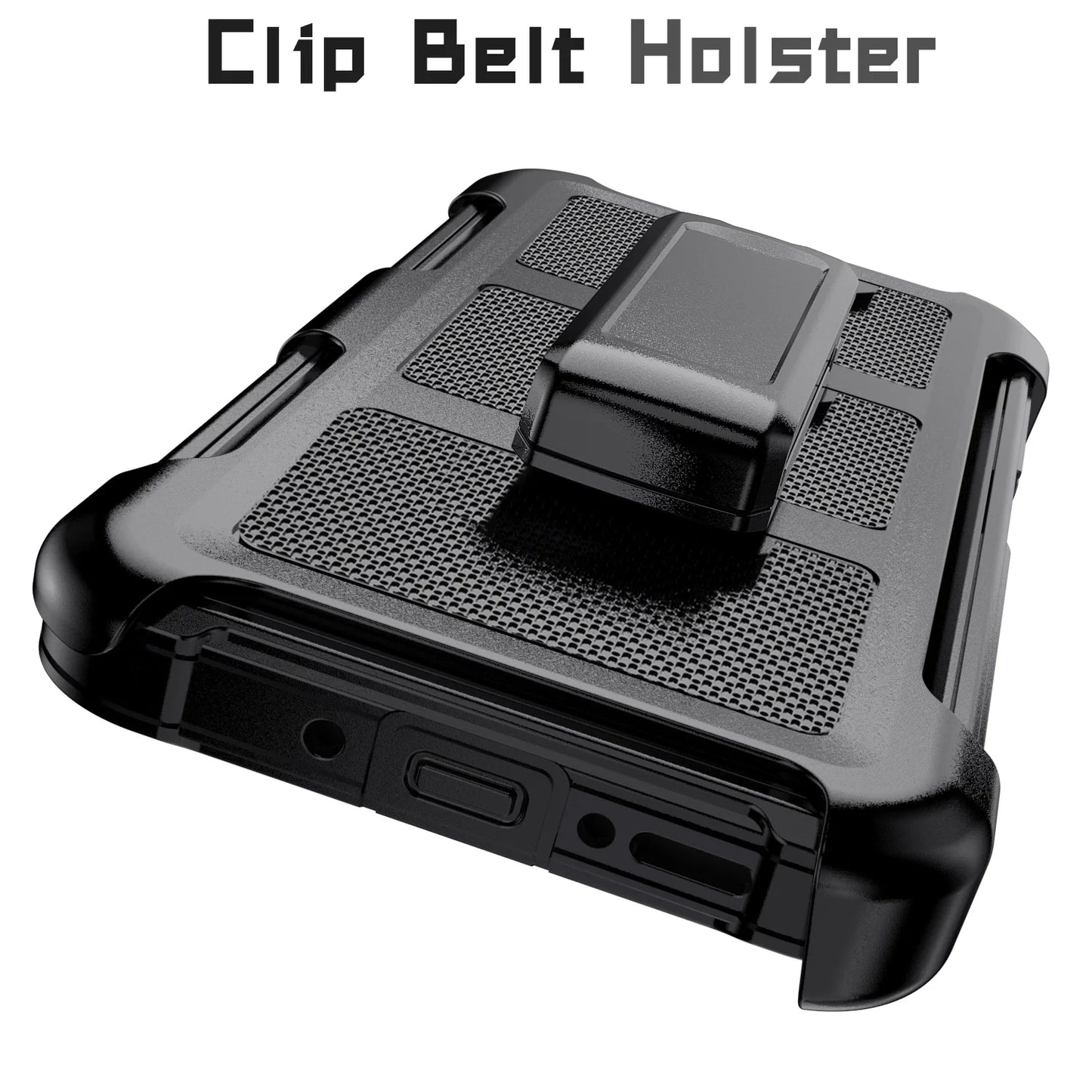 Black Samsung Galaxy A06/A16/A26/A36/A56 Case – Rugged Dual-Layer Shockproof Heavy Duty
