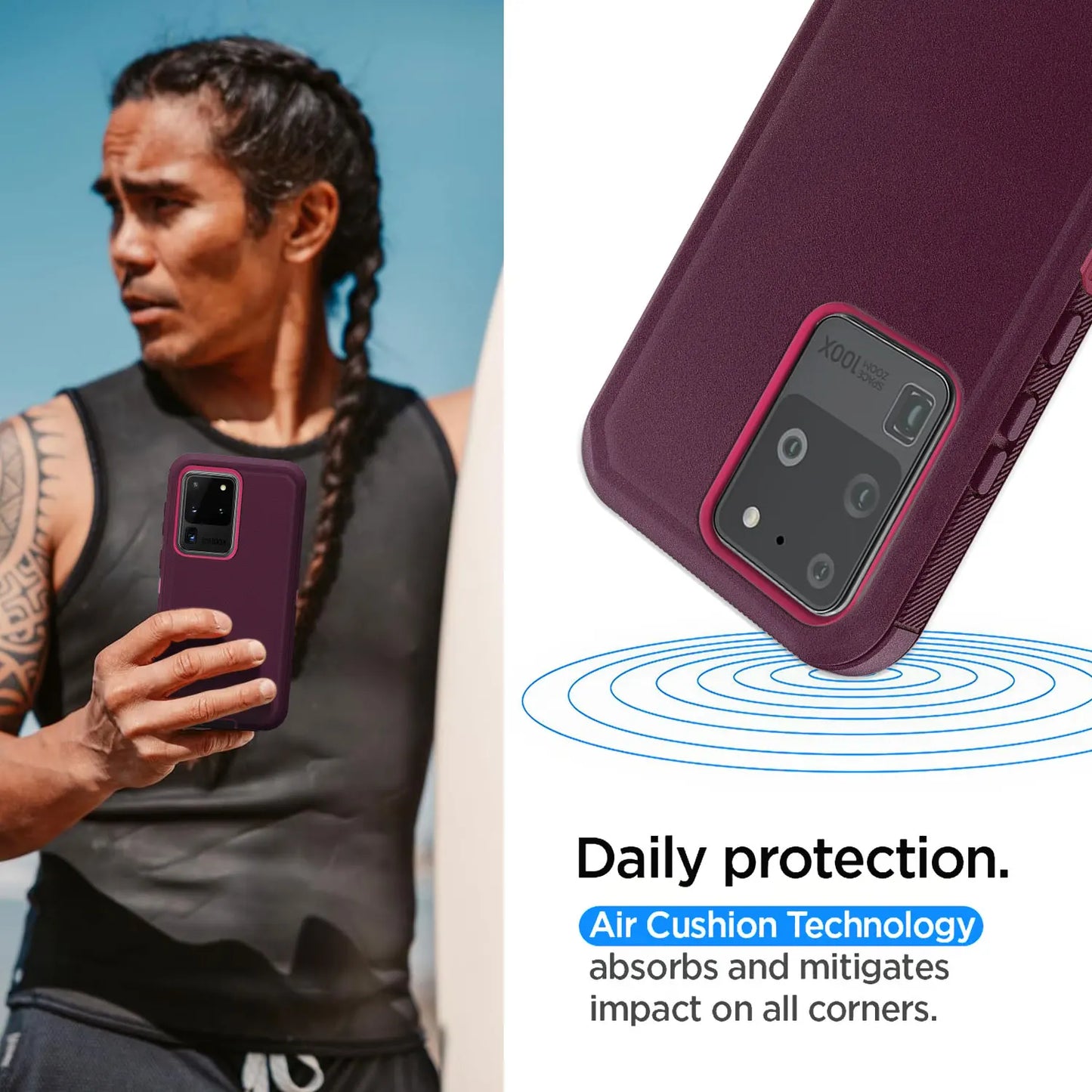 Rose Red Samsung Galaxy S20 Case