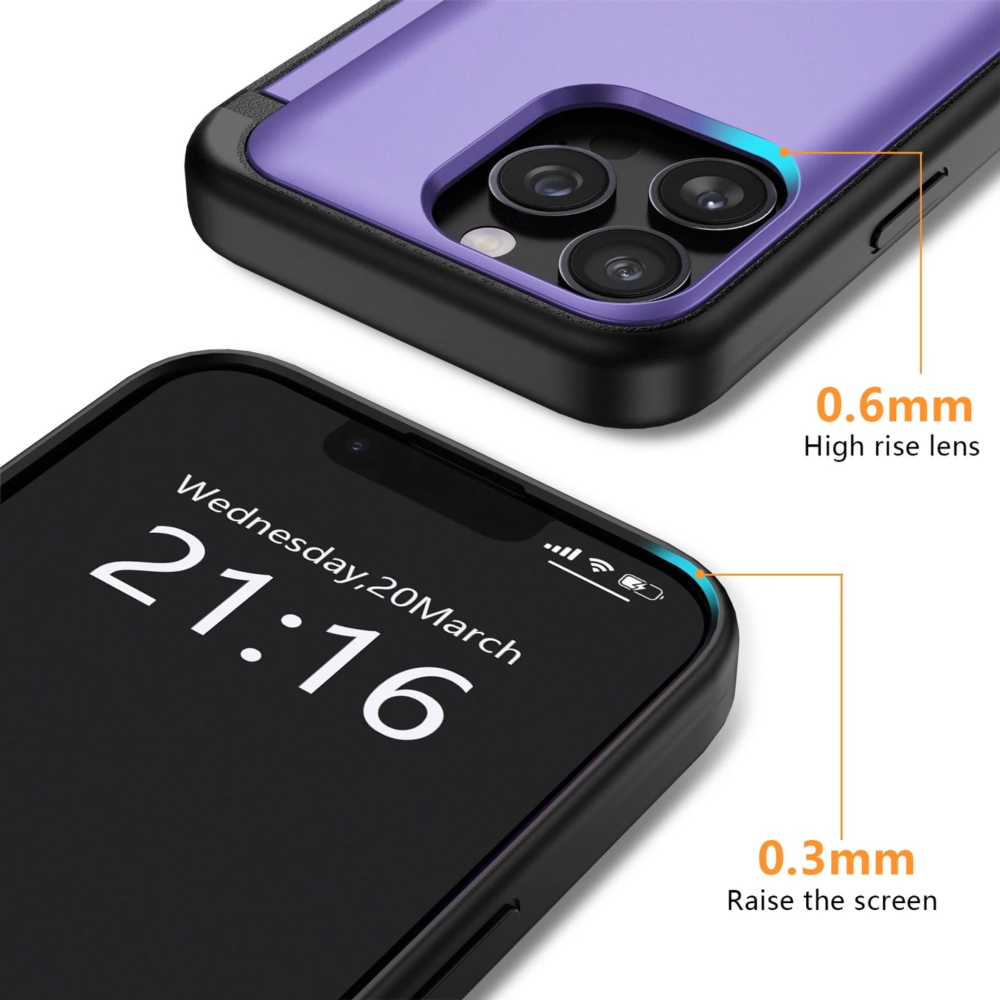 iPhone 13 Series Hybrid Rugged Case – Protective Kickstand Cover