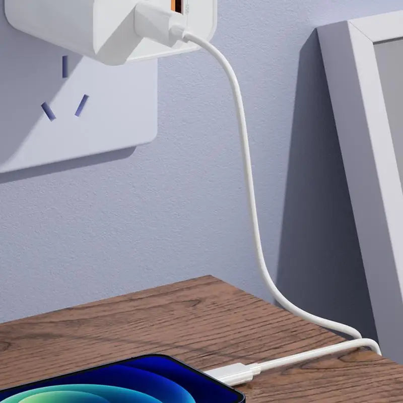 USB-C to USB-C Fast Charging Cable – 120W, 6A, Dual Type-C Connectors for Laptops, Tablets, Phones