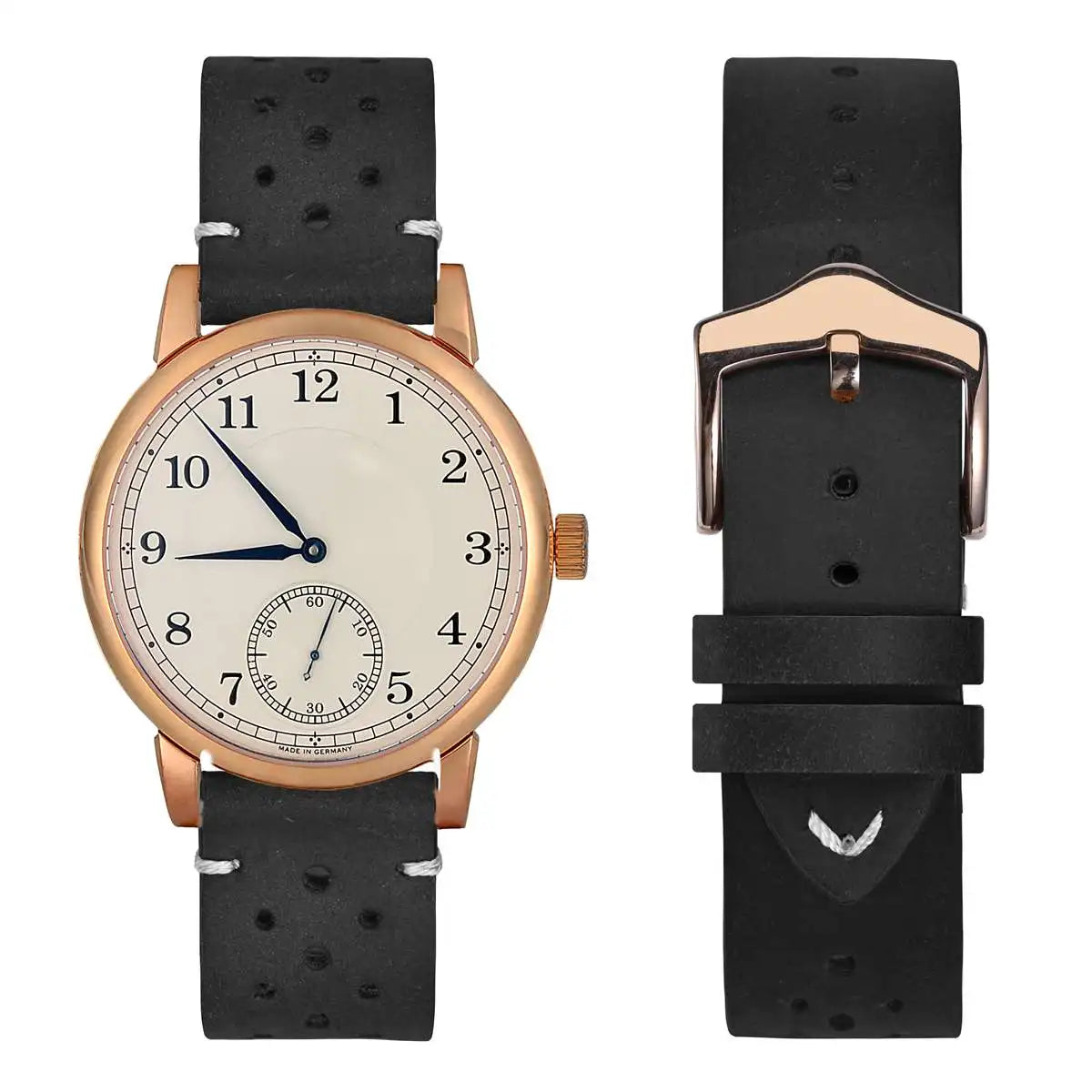 Genuine Leather Watch Bands – 18mm/20mm/22mm Quick Release Vintage Strap for Men & Women, Green/Black/Brown/Blue