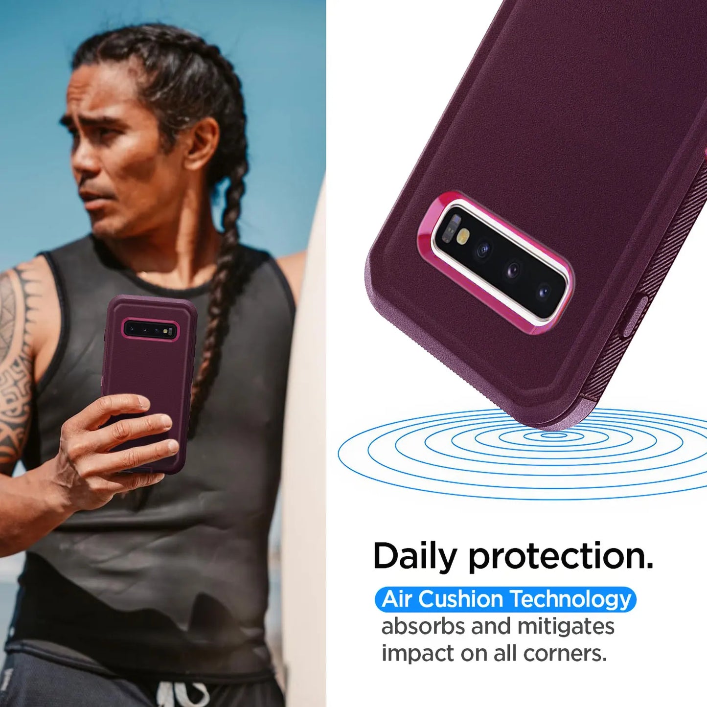 Red Samsung Galaxy S10 Series Case