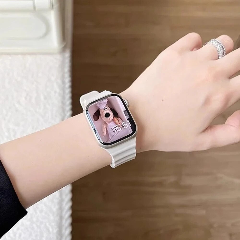 Ocean Style Apple Watch Bracelet Strap for iWatch Ultra, SE, and Series 1 to 10