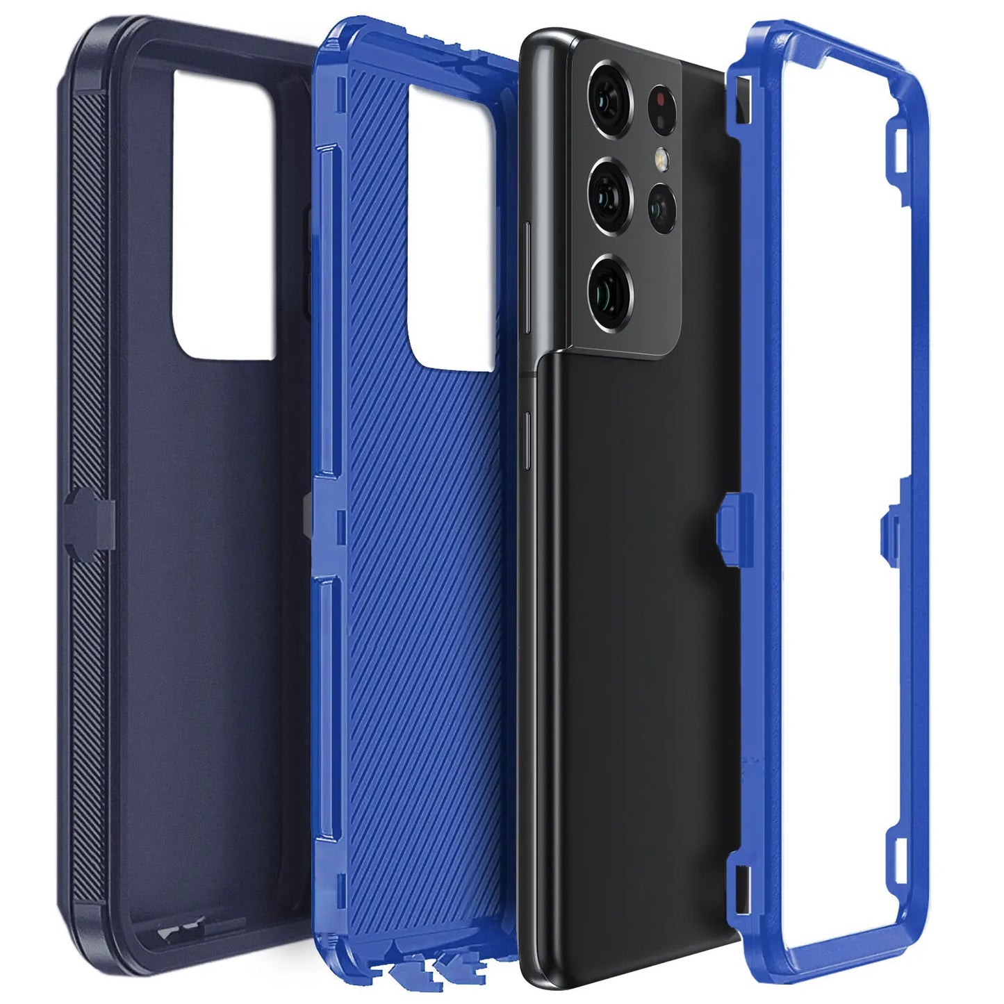 Blue Samsung Galaxy S21 Series Heavy Duty Case