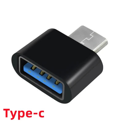 Universal Micro USB / Type-C to USB 2.0 OTG Adapter – 1/2/5 Pack for Phones, Tablets, PCs, OTG Converter Connector