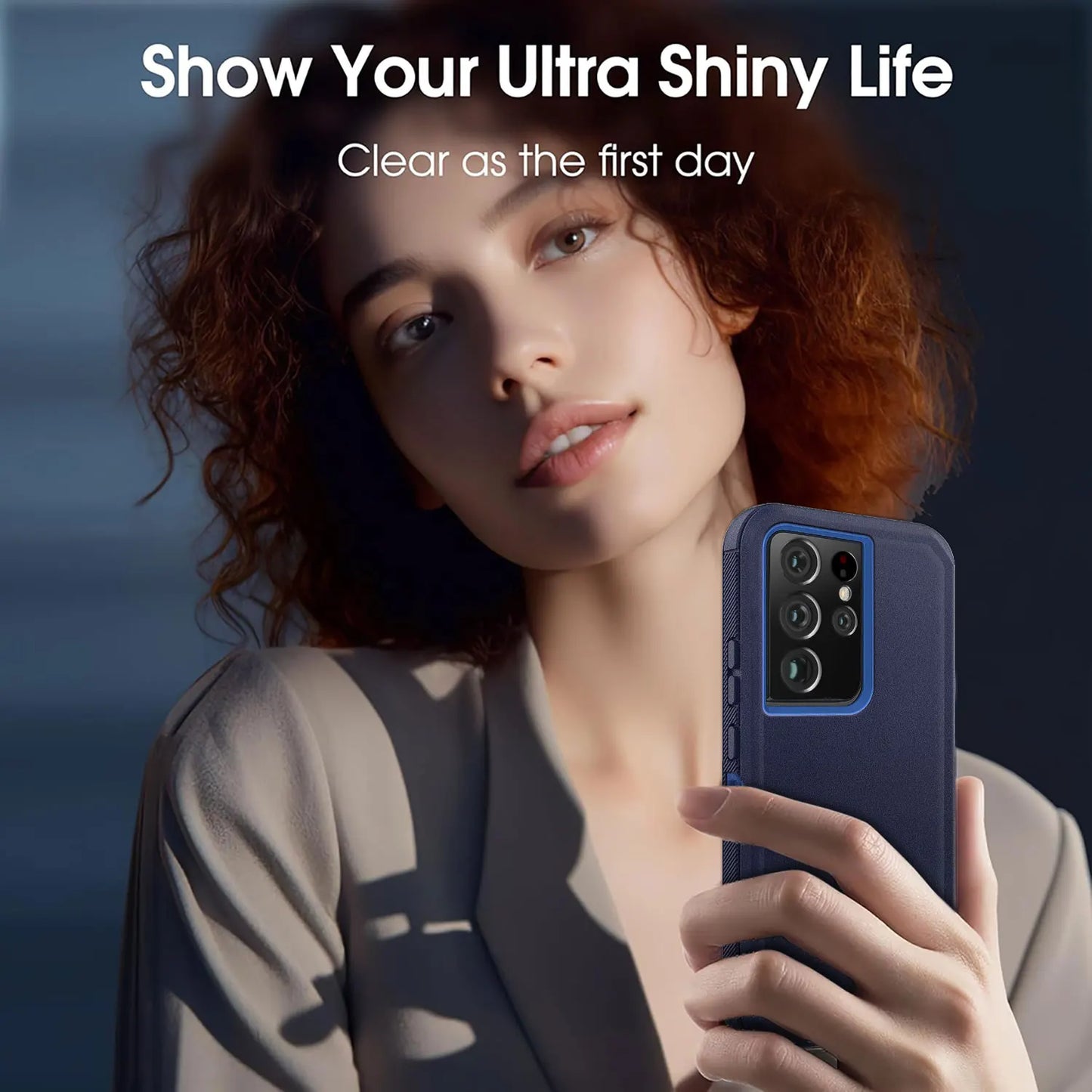 Blue Samsung Galaxy S21 Series Heavy Duty Case