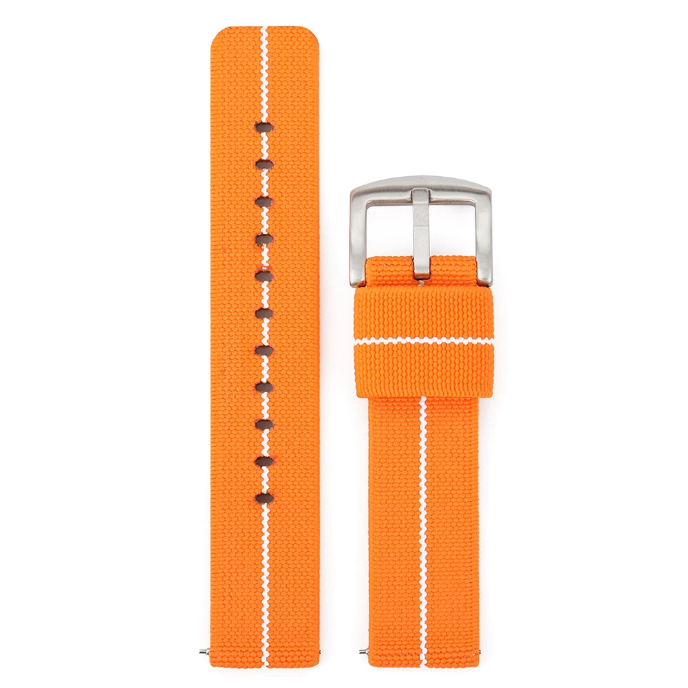 Nylon Watch Strap – 20mm/22mm for Seiko & Omega, Military Woven Elastic Fast Release Sport Wristband for Men