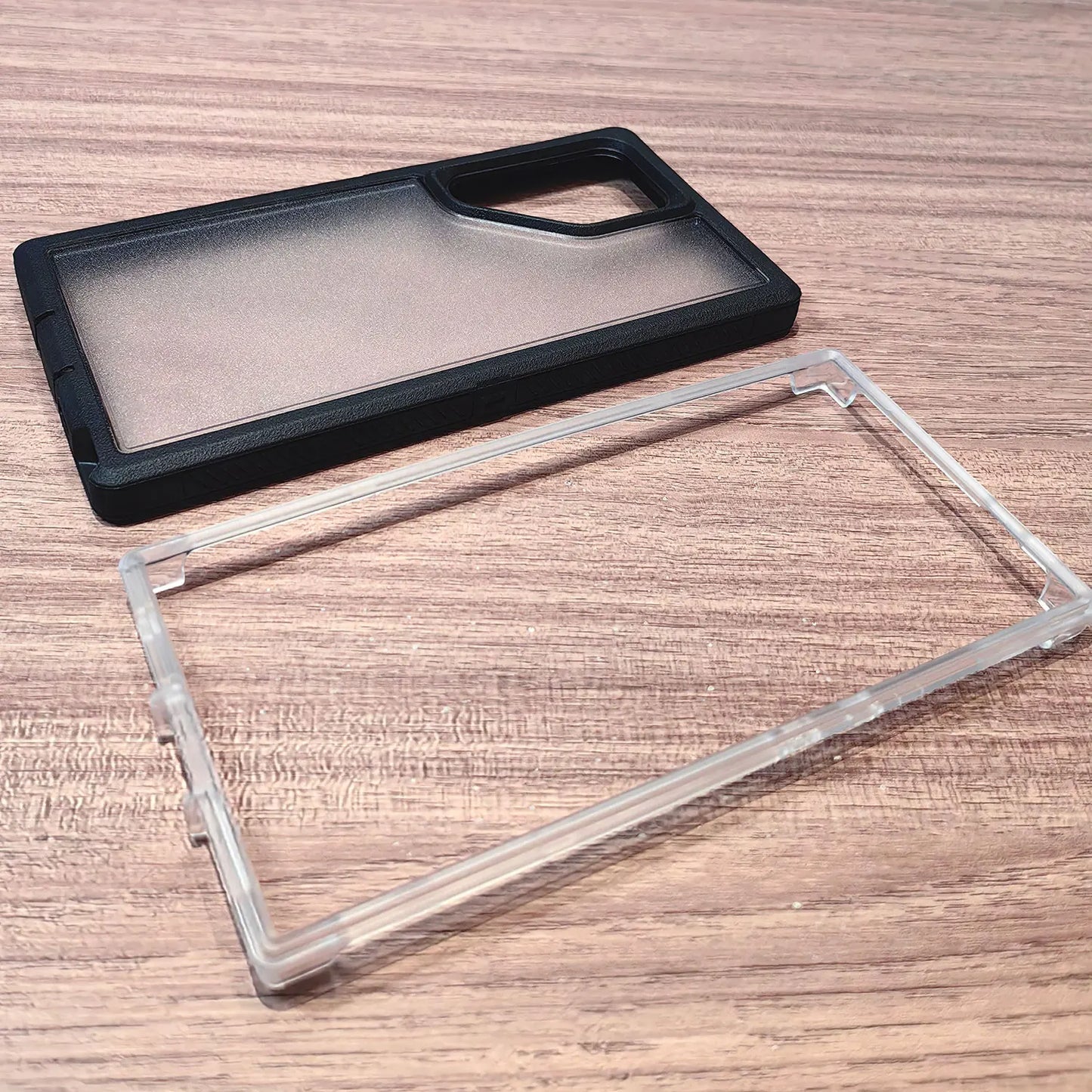 Black & Clear Samsung Galaxy S22 Ultra 5G Case – Superior Protection