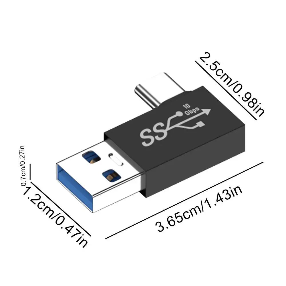 Mini USB-C OTG Adapter – Aluminum Shell, Male to A, Compact Data Sync & U Disk Accessory for Laptop