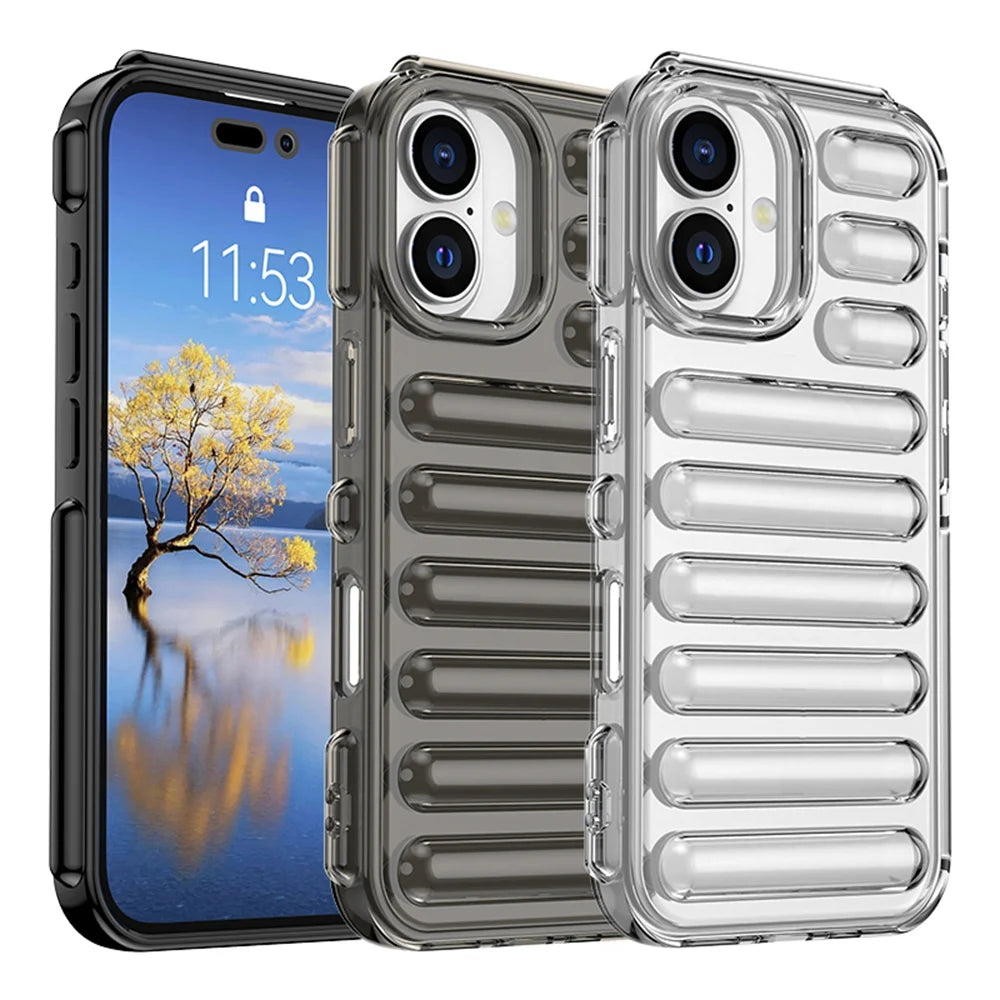 Air Cushion Capsule Shockproof iPhone Case