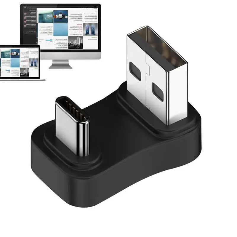 Mini USB-C OTG Adapter – Aluminum Shell, Male to A, Compact Data Sync & U Disk Accessory for Laptop