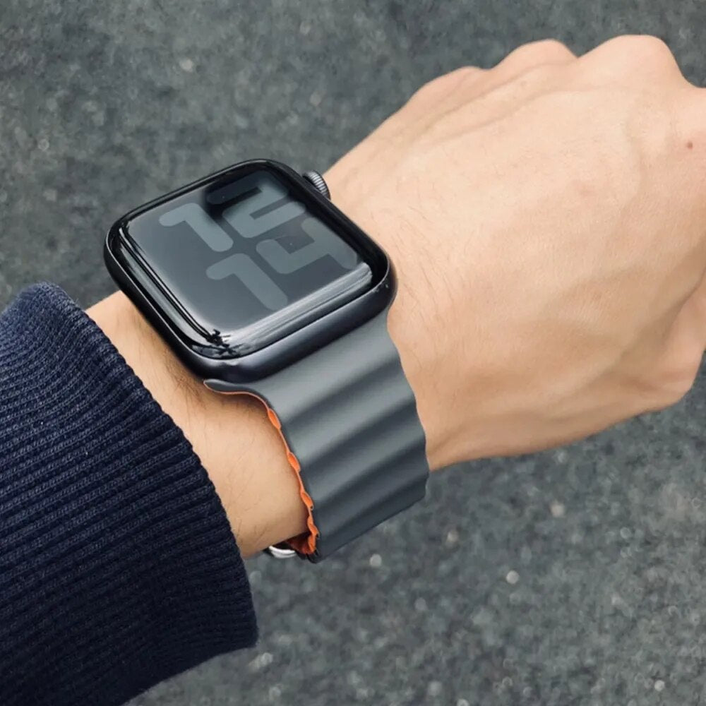 Ocean Style Apple Watch Bracelet Strap for iWatch Ultra, SE, and Series 1 to 10