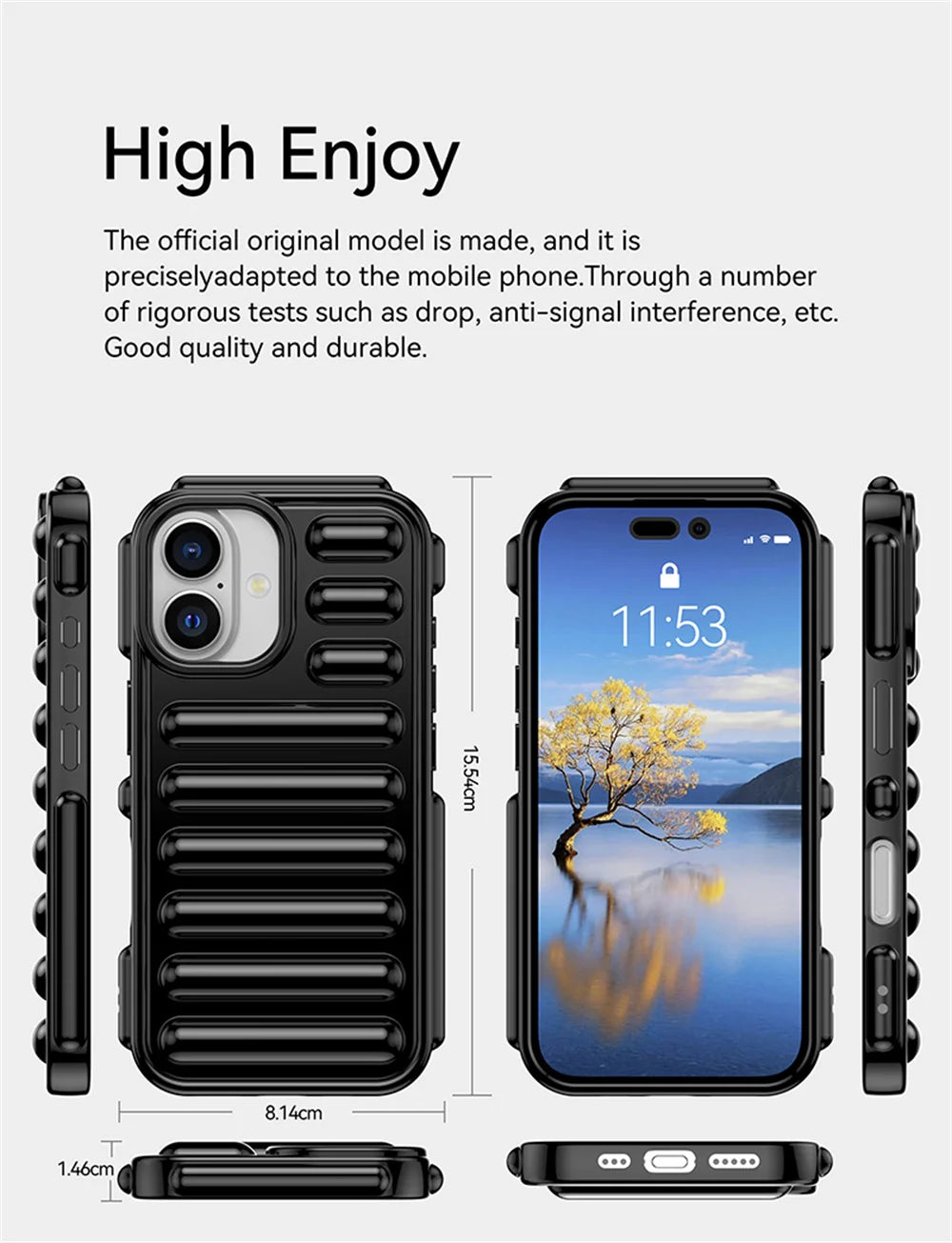 Air Cushion Capsule Shockproof iPhone Case