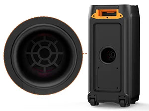 Portable Bluetooth Karaoke Machine with 2 Wireless Microphones