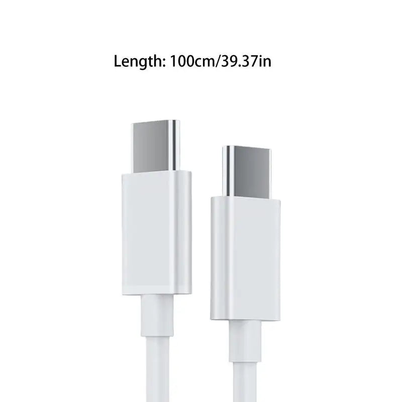 USB-C to USB-C Fast Charging Cable – 120W, 6A, Dual Type-C Connectors for Laptops, Tablets, Phones