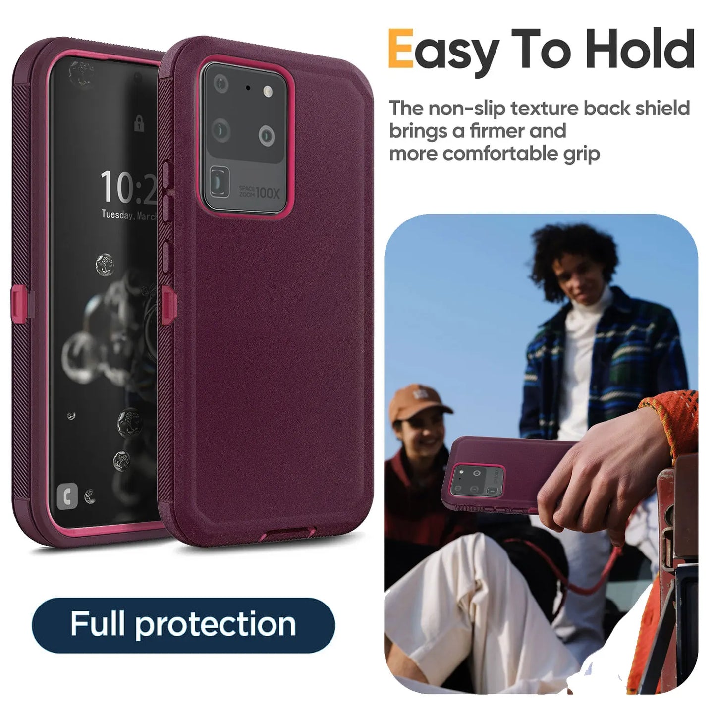 Rose Red Samsung Galaxy S20 Case