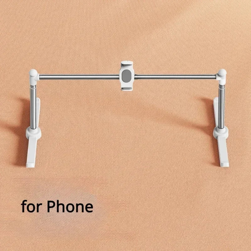 Foldable Bed & Sofa Phone & Tablet Holder – Adjustable Desktop Stand with Angle & Height, Lazy Bracket Clip