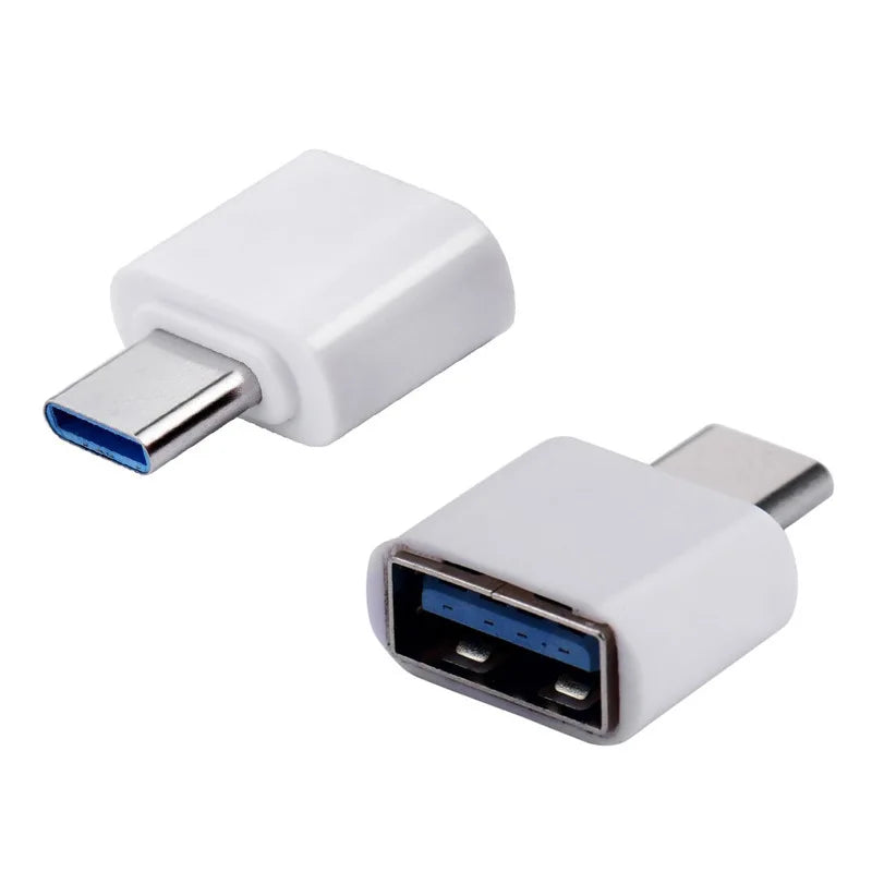 Universal Micro USB / Type-C to USB 2.0 OTG Adapter – 1/2/5 Pack for Phones, Tablets, PCs, OTG Converter Connector