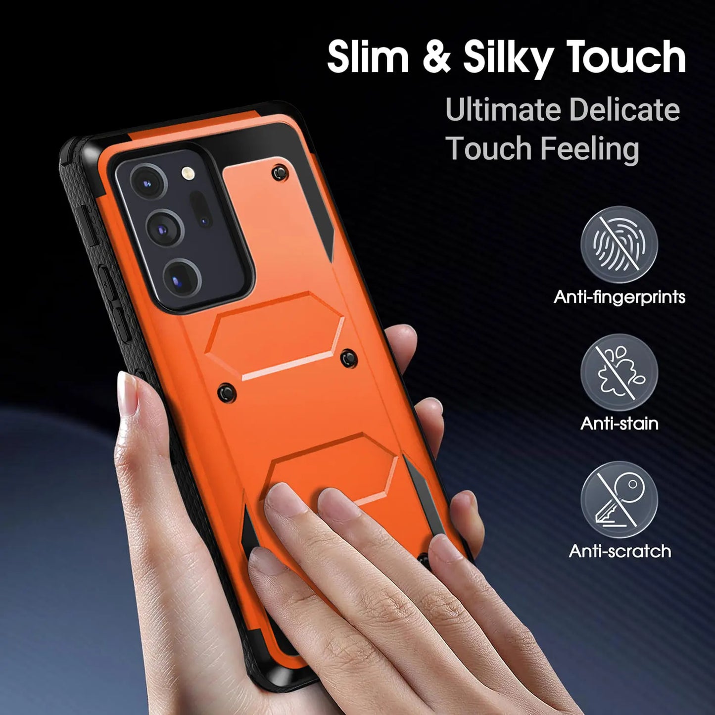 Orange Samsung Galaxy Note 20 / Note 20 Ultra 5G Shockproof Heavy Duty Case
