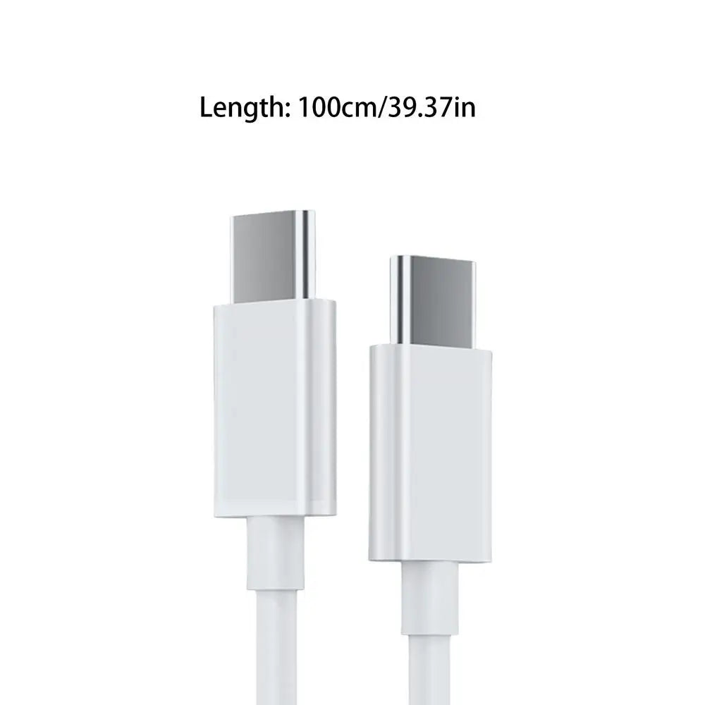 USB-C to USB-C Fast Charging Cable – 120W, 6A, Dual Type-C Connectors for Laptops, Tablets, Phones