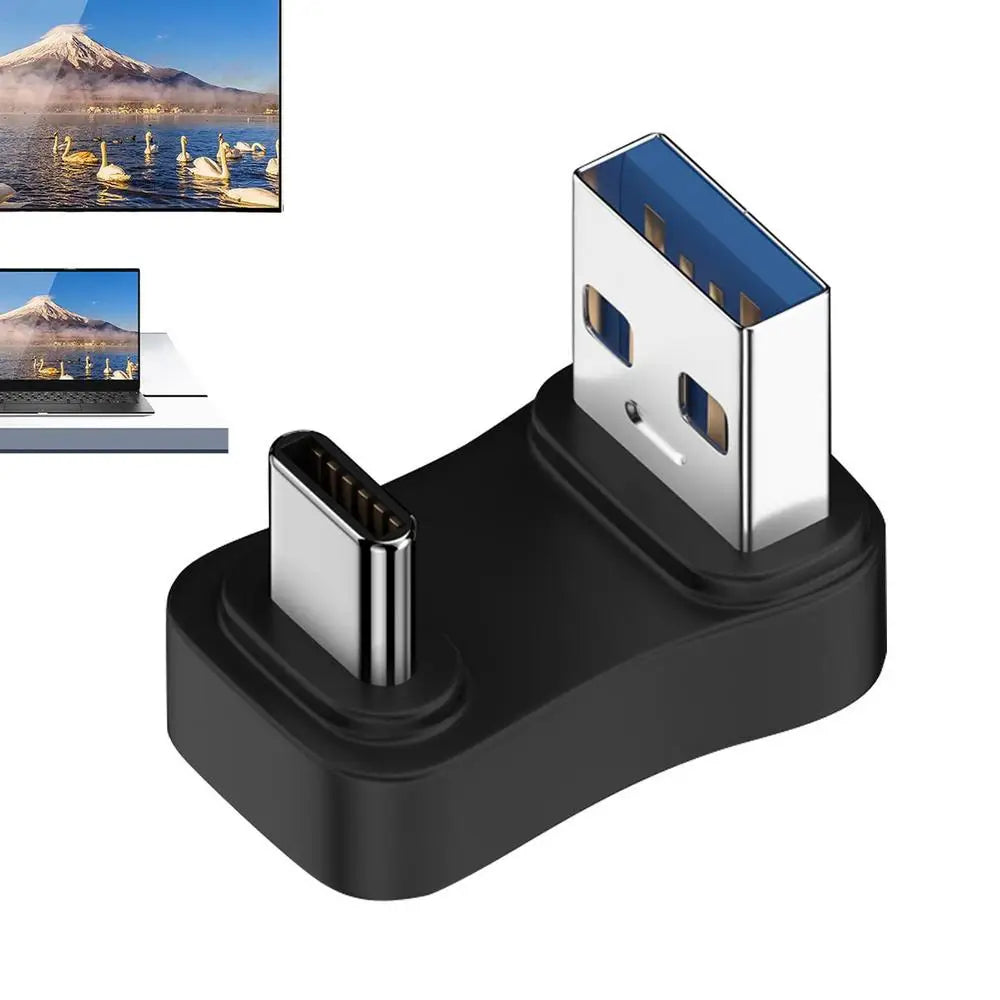 Mini USB-C OTG Adapter – Aluminum Shell, Male to A, Compact Data Sync & U Disk Accessory for Laptop