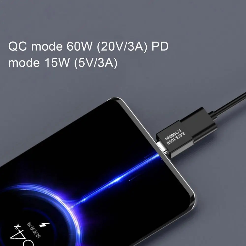 Mini USB-C OTG Adapter – Aluminum Shell, Male to A, Compact Data Sync & U Disk Accessory for Laptop