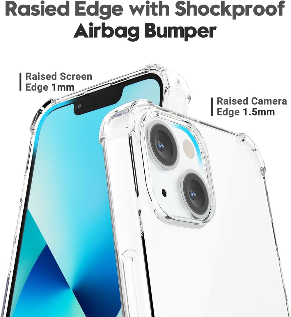 High Quality Shockproof Clear Silicone Case for iPhone