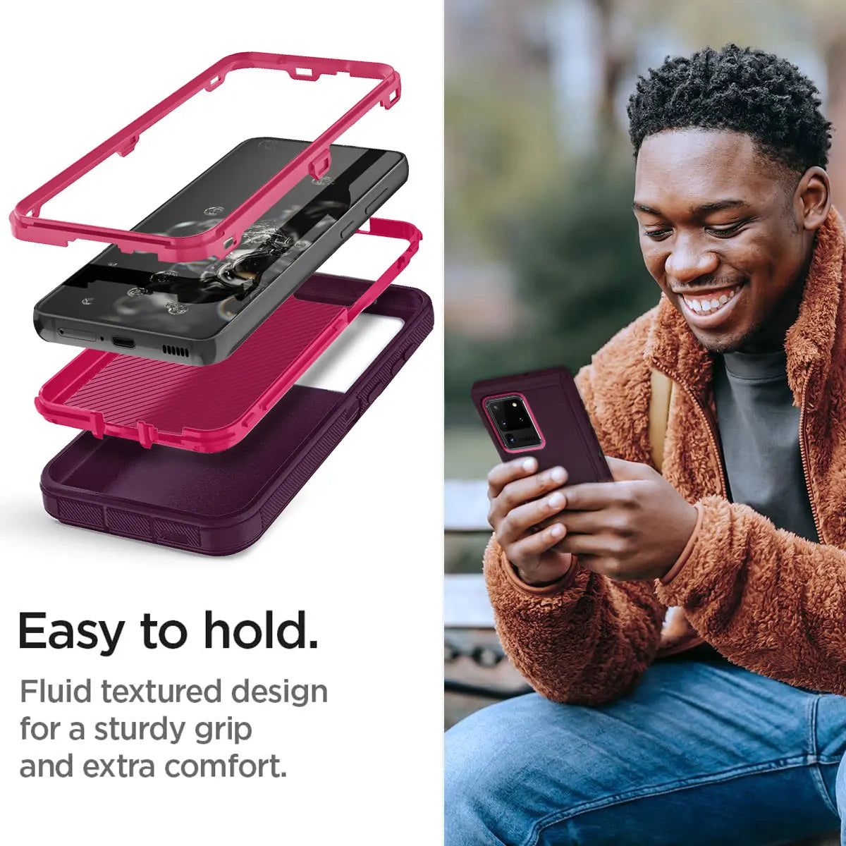 Rose Red Samsung Galaxy S20 Case