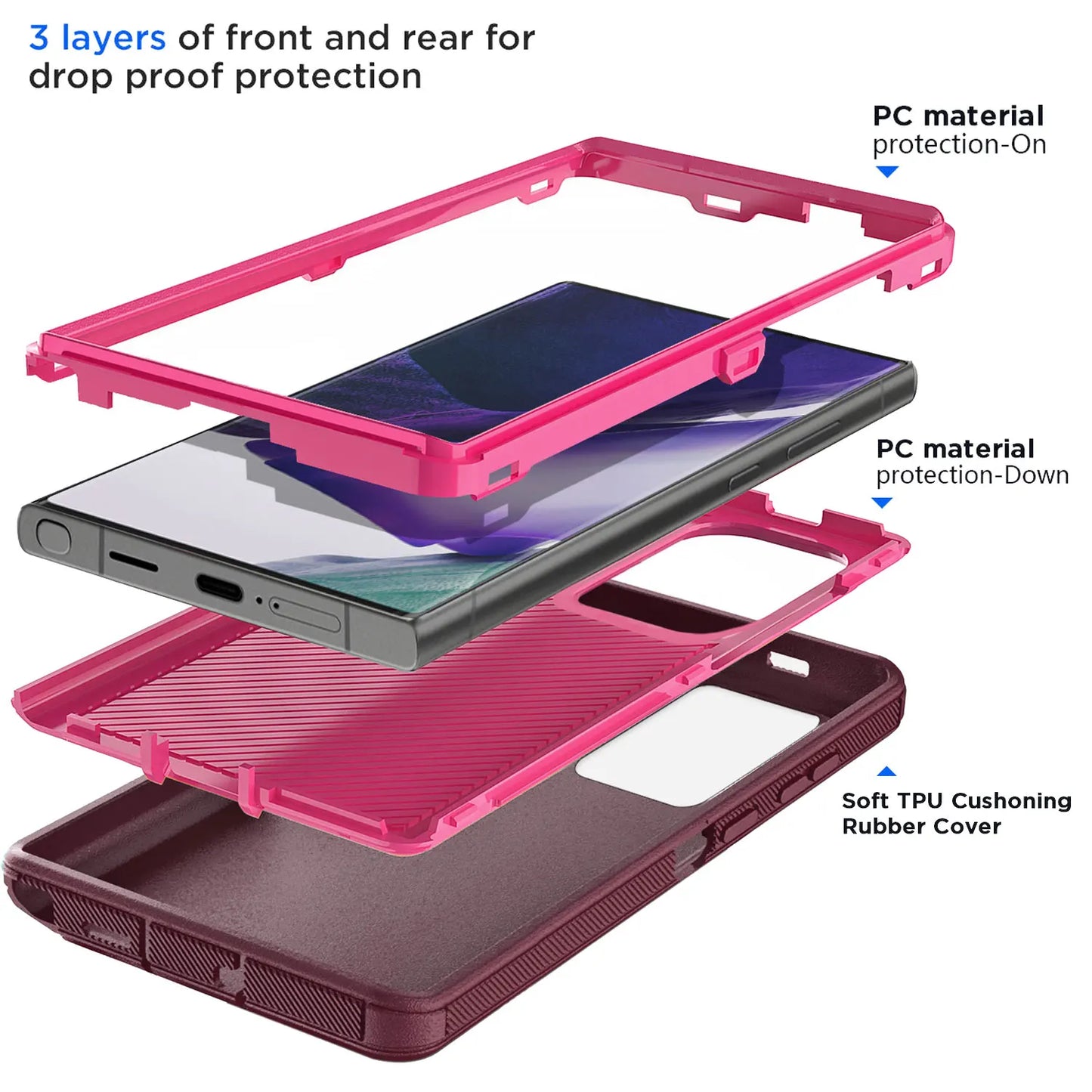 Red Samsung Galaxy Note20 Ultra / Note 20 Case
