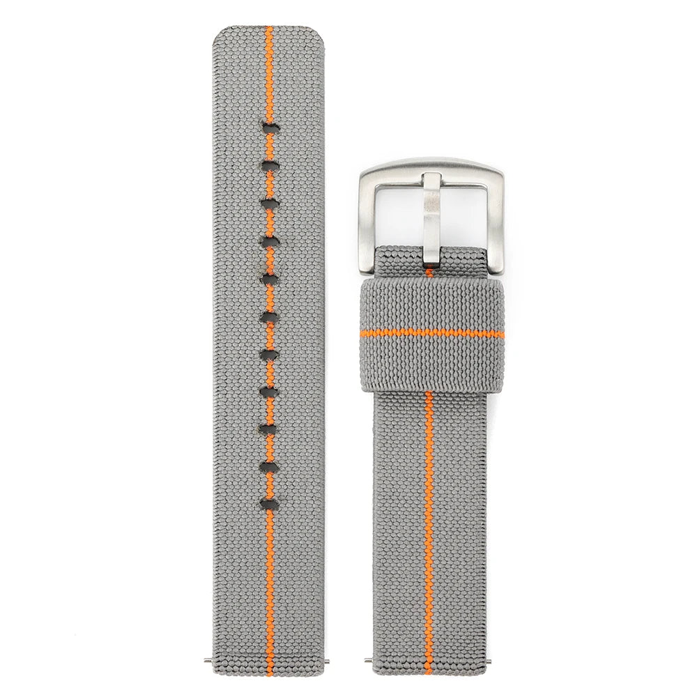 Nylon Watch Strap – 20mm/22mm for Seiko & Omega, Military Woven Elastic Fast Release Sport Wristband for Men