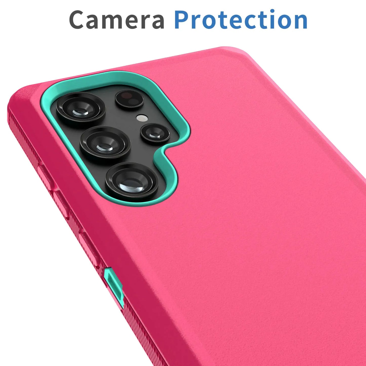 Multi-Layer Pink Samsung Galaxy S24 Case Protector